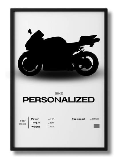 Custom Motorcycle Poster